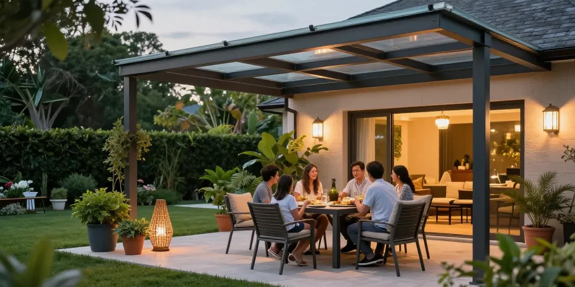 Moderne Terrassenüberdachungen für ein einladendes Outdoor-Erlebnis mit Familie und Freunden