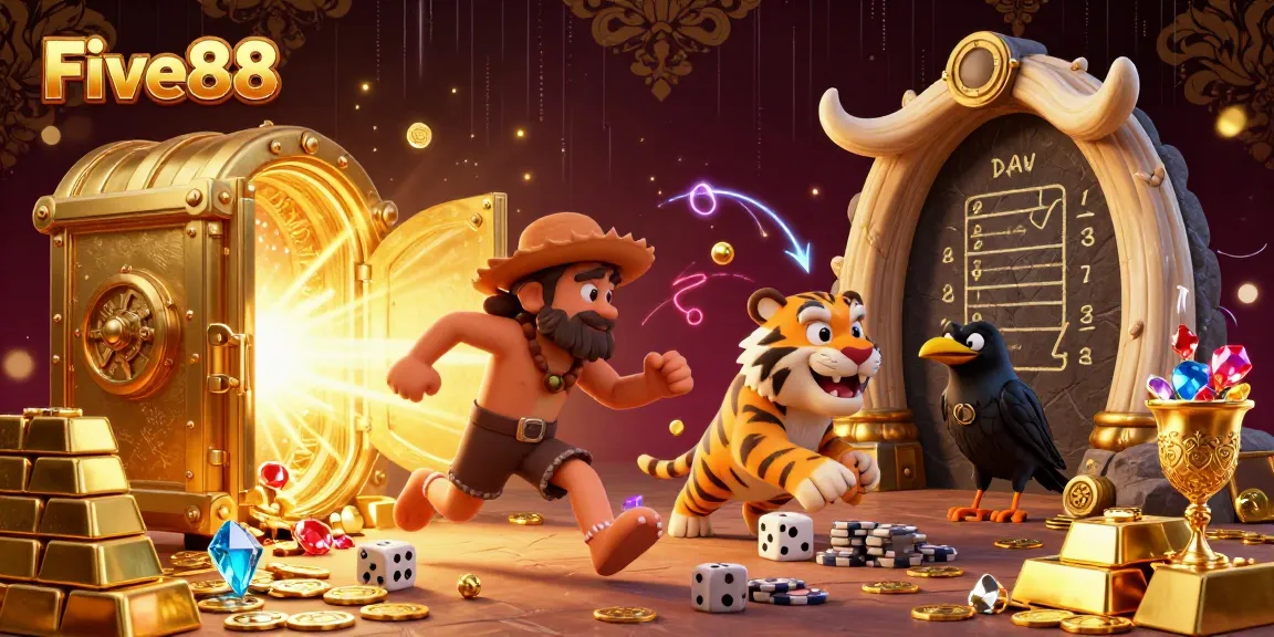 Experience thrill at Five88's prehistoric casino with exclusive bonuses and rewards.