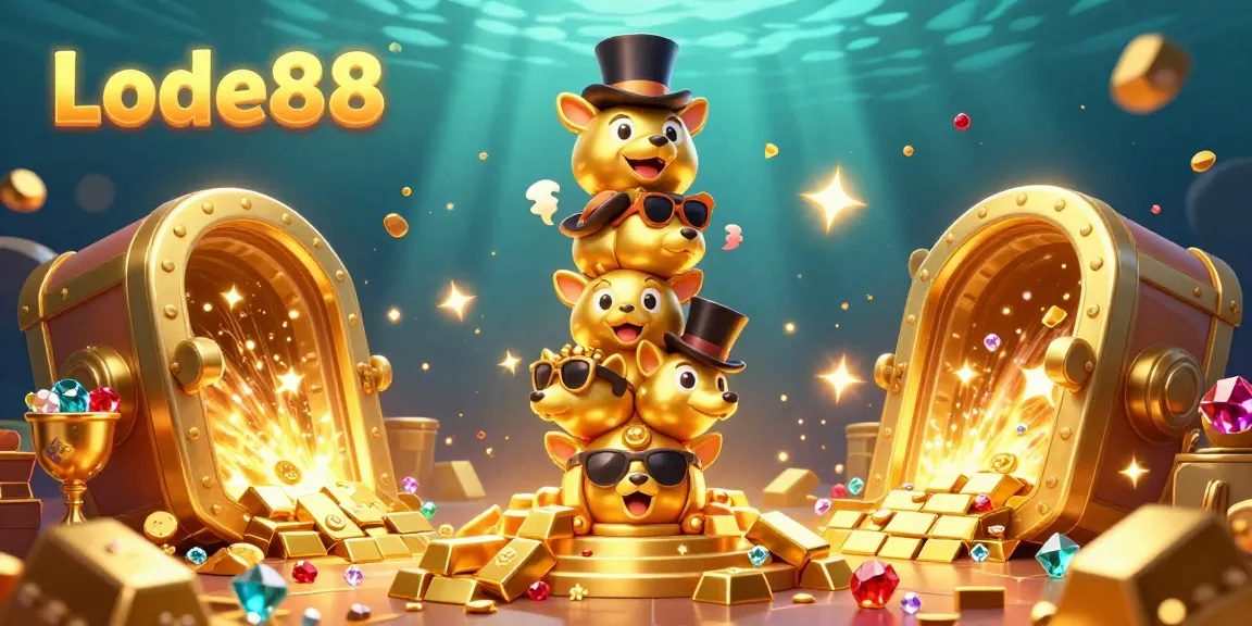 Experience thrilling gameplay with Lode88's vibrant golden treasures and a mystical totem pole.