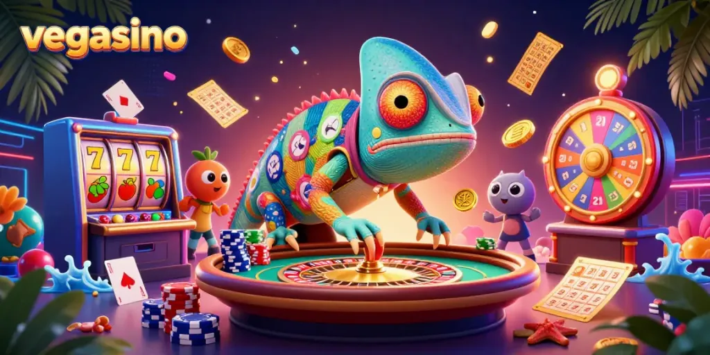 Engage with the exciting vegasino casino world through vibrant slot reels and dynamic gameplay elements.